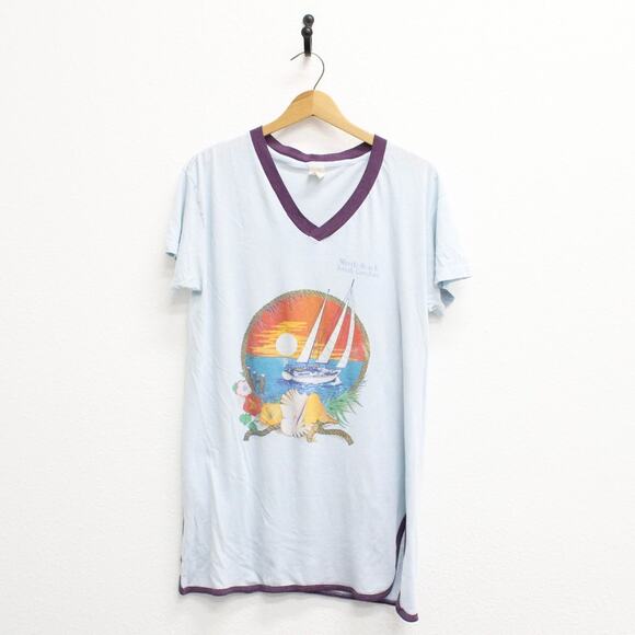 Vintage Myrtle Beach South Carolina Sleep Night T Shirt Large - Picture 1 of 9